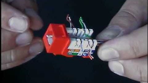 Quickest Keystone Jack Termination Tool IN THE WORLD