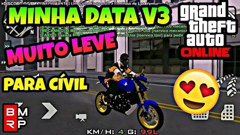 BMRP: MINHA DATA MODIFICADA V3😱 PARA CIVIL [GTA SA-MP BMRP] ANDROID