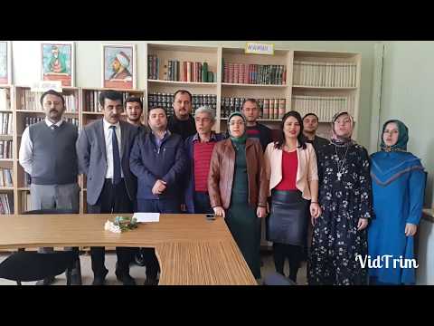 İslahiye Kız AİHL Öğretmenler Günü için Benim Adım Öğretmen şarkısını söyledi