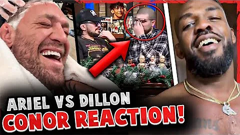 Conor McGregor REACTS to Ariel Helwani vs Dillon D...