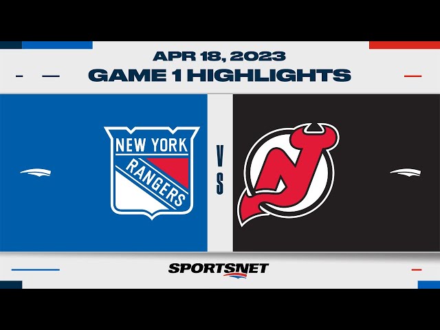 NHL Highlights, New York Rangers vs New Jersey Devils