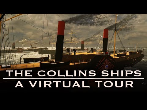 Stepping Aboard and Touring the Collins Line Ships