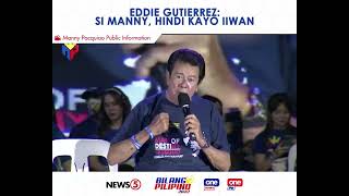 Present sina Annabelle Rama at Eddie Gutierrez sa campaign rally ni Pacman