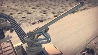 General Atomics - Blitzer Railgun Land-Based Mobile Combat Simulation [360p]