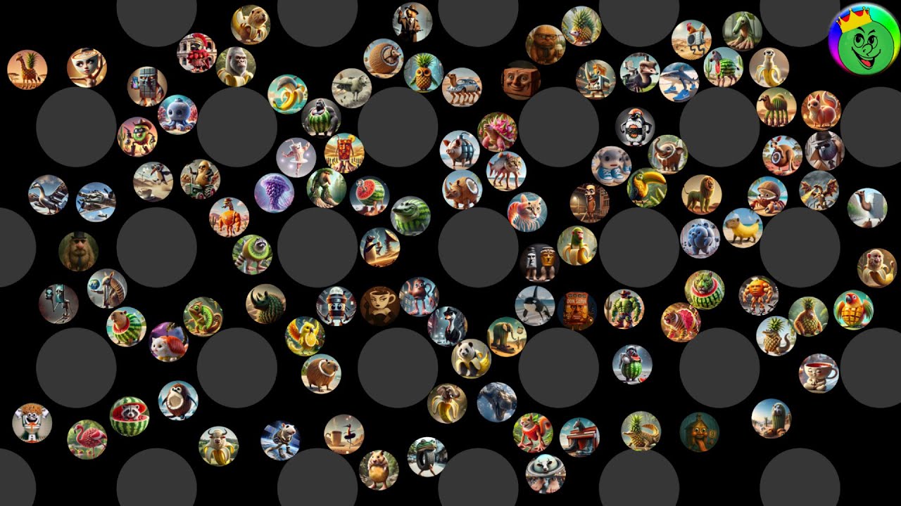 104 Italian Brainrot Elimination Marble Race - Who Wins?