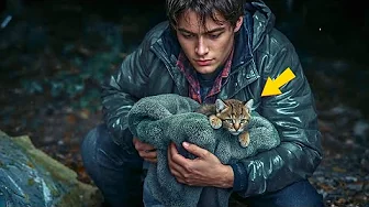 This Boy Sheltered a Freezing Bobcat Cub — Weeks Later, Her Choice Will Melt Your Heart