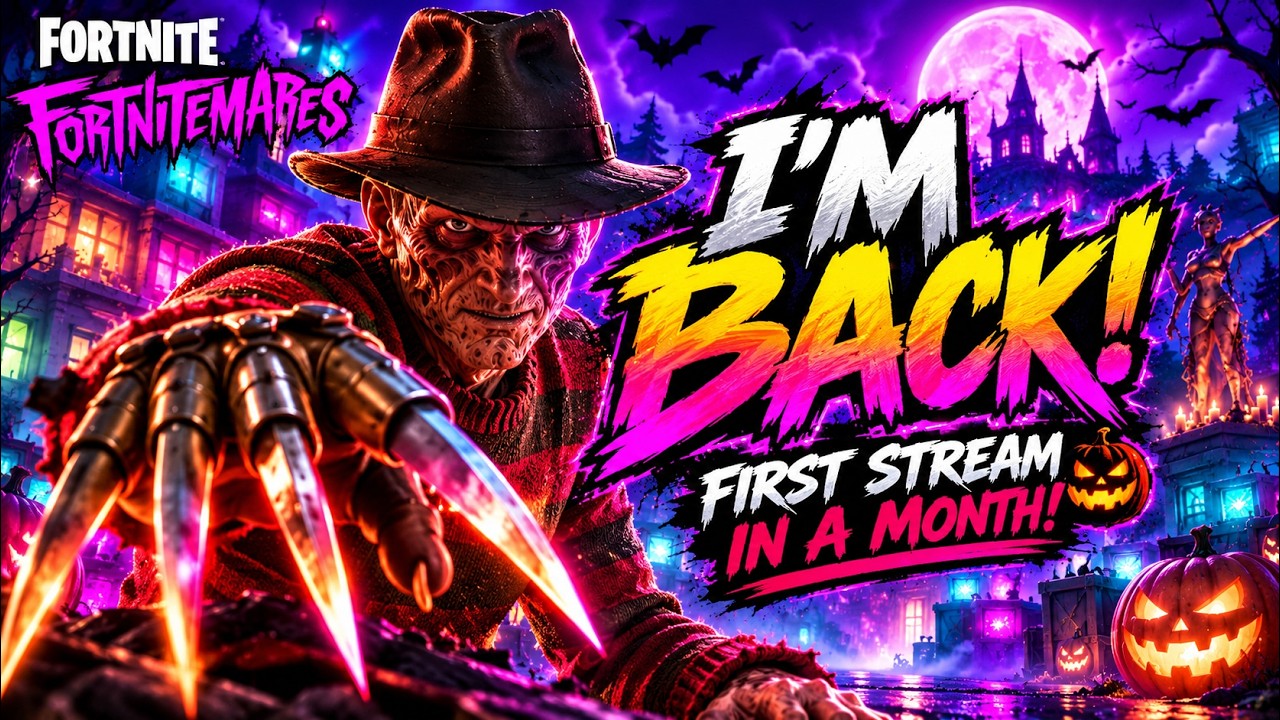 🔥 I'M BACK! Freddy's Taking Over Fortnite! 🎃 | FORTNITEMARES LIVE