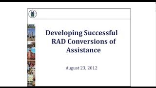 Rental Assistance Demonstration (RAD) Forum