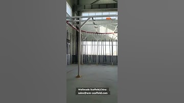 Quick Lock Scaffold Standards Coating- Steel Quick Scaffolding System Vertical Legs for Slab Shoring
