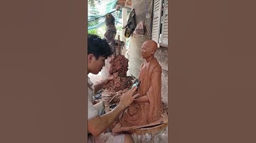 Sư Thích Minh Tuệ mới nhất tượng đất sét nhìn y như thật #thichminhtue #suminhtue #xuhuong