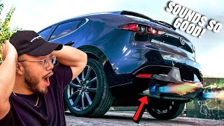 THE BEST CUSTOM EXHAUST FOR A MAZDA 3 HATCHBACK!!! // CAR VLOG