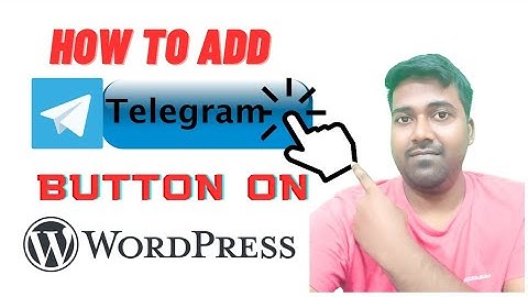 how to add telegram button in wordpress। wordpress website me telegram button kaise add kare।