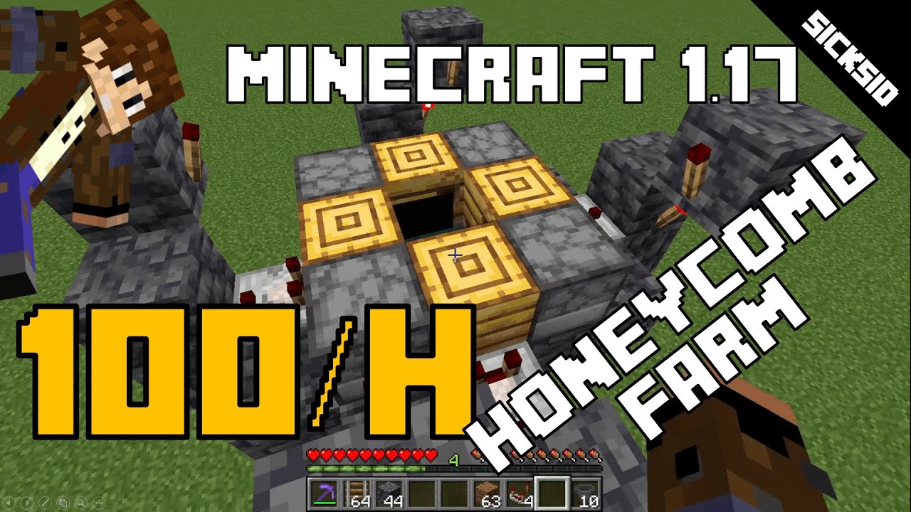 Minecraft 1.17 Simple Honey and Farm (100 Honey