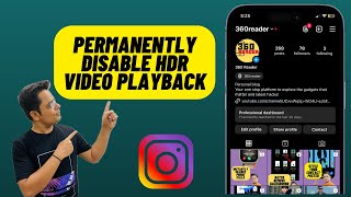 How to Permanently Disable HDR Video Playback in Instagram on iPhone by 360 Reader 92 views 11 days ago 2 minutes, 6 seconds