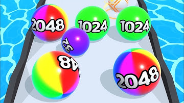 Ball 2048 Game - Merge Numbers | Satisfying Mobile Games LEVEL # 26 - 50 | @eaqgaming