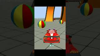 Impossible Car Stunt Games - Impossible Car Tracks 3D - Red Car #shorts screenshot 3