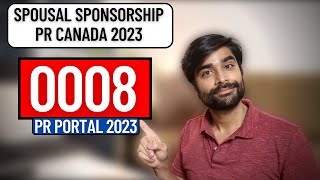 0008  GENERIC APPLICATION FOR CANADA  Spousal Sponsorship | PR Canada 2023