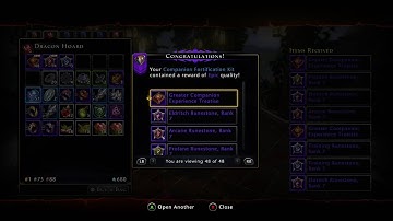 Neverwinter Opening 105 Companion Fortification Kits At Double Enchantments And Runestones