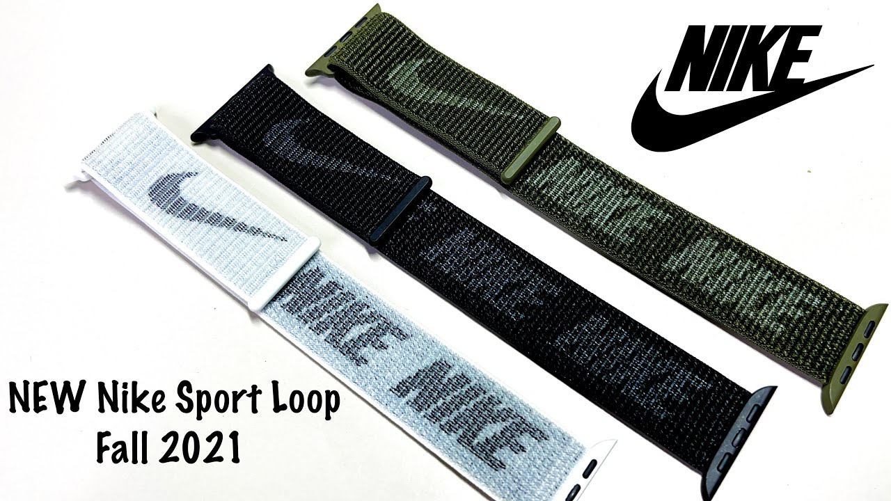 New Apple Watch Nike Sport Loop | Fall 2021 | ALL Colors | No Reflectiveness??? - YouTube