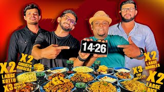 15 Minutes FOOD CHALLENGE  Can you do it 