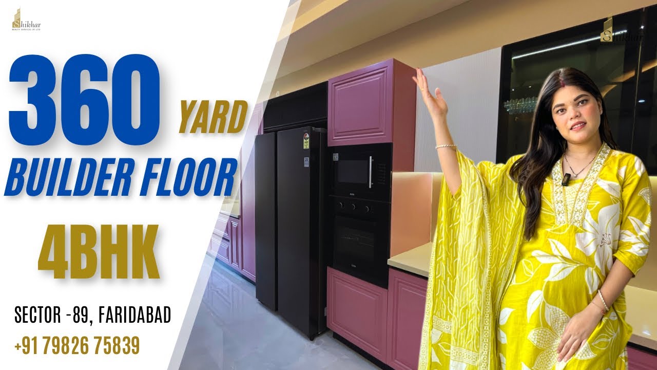 360 Sq.Yard 4BHK Luxury Builder Floor | Sector 89 Faridabad | TDI Retreat | Ready to Move