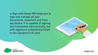 Esign With Pki From Oman Data Park