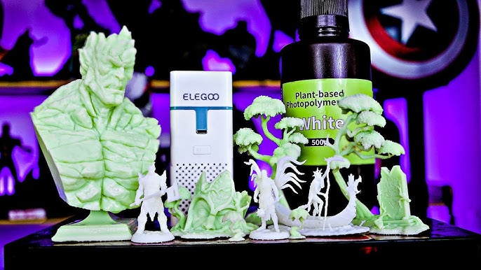 Résine Blanche ANYCUBIC à base de plantes 500g ECO - Letmeknow