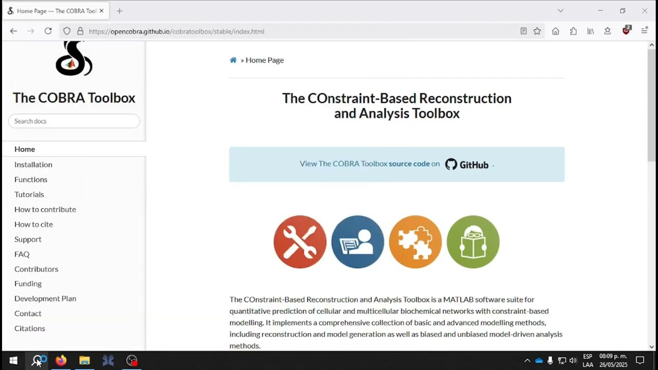 2 Tutorial COBRA MATALB Git Bash