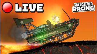 Hill Climb Racing - LIVE | Super Offroad -  Volcano | Gameplay