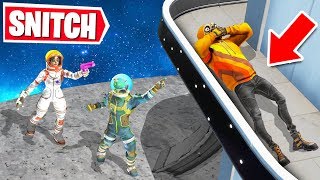 Playing SNITCH HIDE & SEEK in SPACE! (Fortnite Creative)