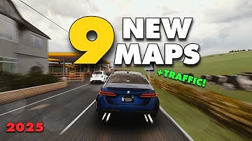 TOP 9 NEW TRAFFIC MAPS for ASSETTO CORSA 2025!
