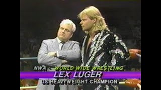 US Title   Lex Luger vs Dusty Rhodes   Worldwide Aug 8th, 1987
