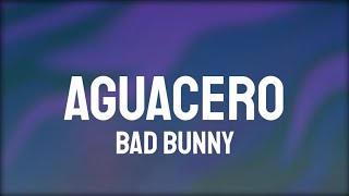 Bad Bunny - Aguacero (Letra/Lyrics)