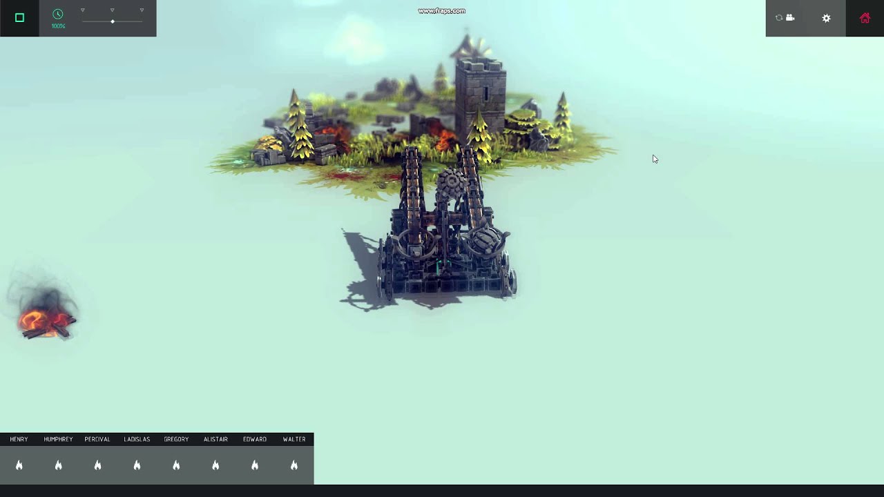 Besiege double catapult with reload