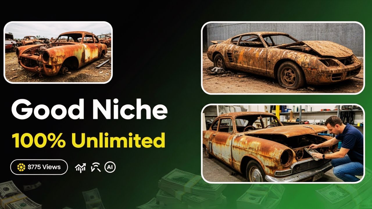 Create VIRAL Car Restoration Videos | I Used Gemini & Google Veo 3.1 (No Garage Needed) 🚀