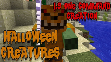 HALLOWEEN CREATURES: 1.9 One Command Block Creation: Minecraft