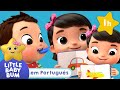 Hora de comer | 1 HORA DE LITTLE BABY BUM | Moonbug Kids | Músicas Infantis em Português