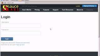 Robot Framework and Sauce Labs OnDemand