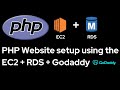 Php website setup using the ec2 instance and the rds database  aws rds  demo