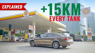 Shell FuelSave 95, how it helps you go 15 km further EVERY tank!