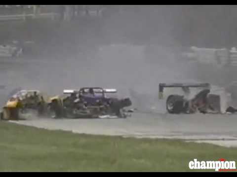 Ferrari 333 SP crash Road Atlanta 1995 IMSA ALMS