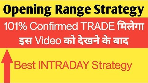 Opening Range Breakout Strategy | ऐसे Stocks जिसमे 15% तक का Profit