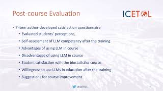 407 Designing a Large Language Model–Supported Biostatistics Course to Ensure Statistical Literacy a