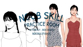 How to draw Blackpink fanart? Part 1. Lisa and Jisoo | Noob Skill Practice Room