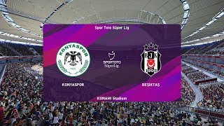 Konyaspor vs Besiktas | Turkey Super Lig | 23 November 2019 | PES 2020