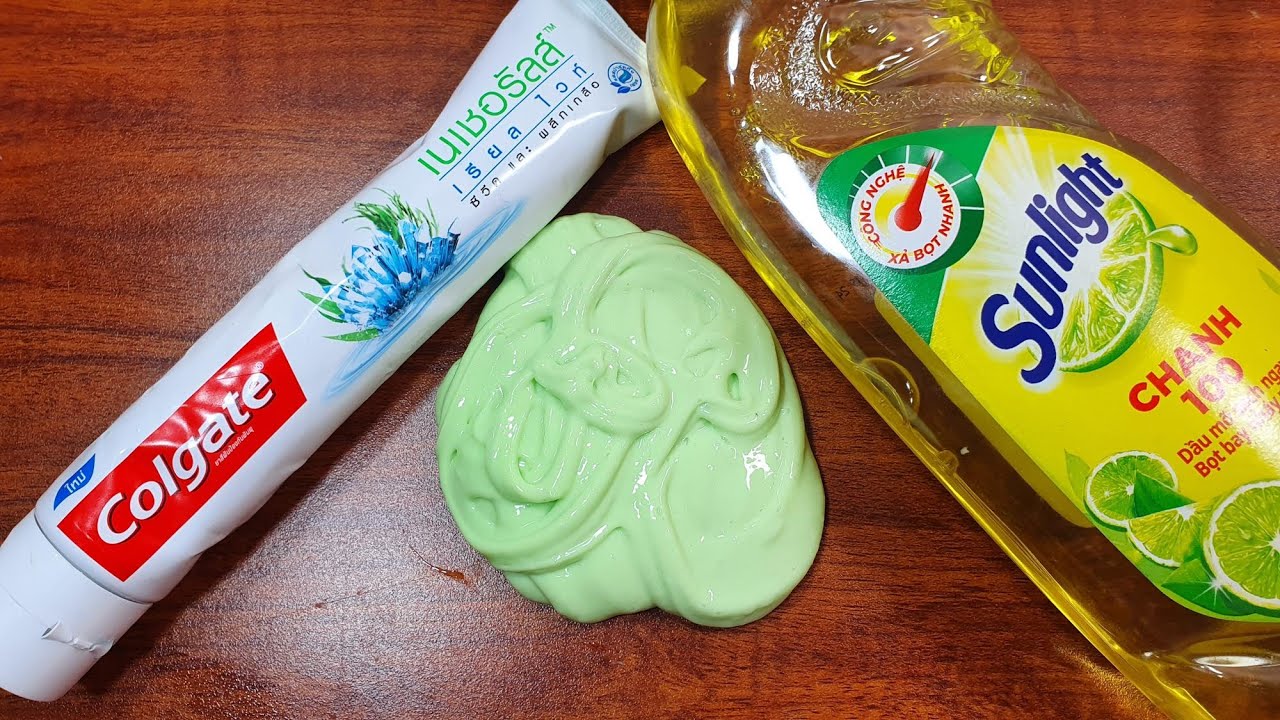 Slime Test Toothpaste Dish Soap Salt No Glue No Borax YouTube