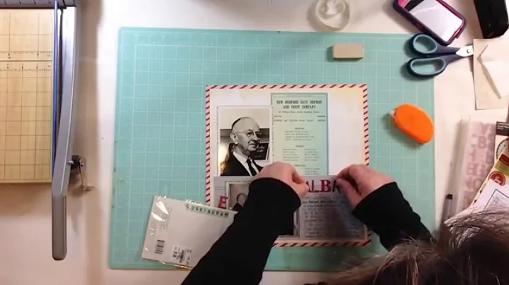 Scrapbooking Family History:  Albert P. Cunningham