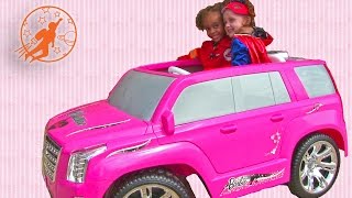 det er alt vokse op fantastisk Girls Power Wheels and Pink Ride On Cars - Barbie Car, Frozen, Hello Kitty,  Finding Dory + More! - YouTube