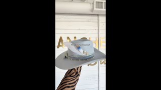 Custom cowboy hats at Rancher Hat Bar✨