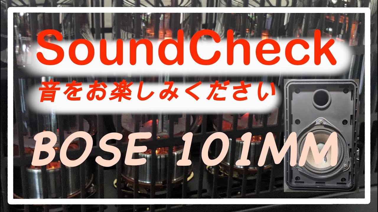 BOSE 101 MM D802J++ DR-100MK3 MPM-1000 SoundCheck (Love U